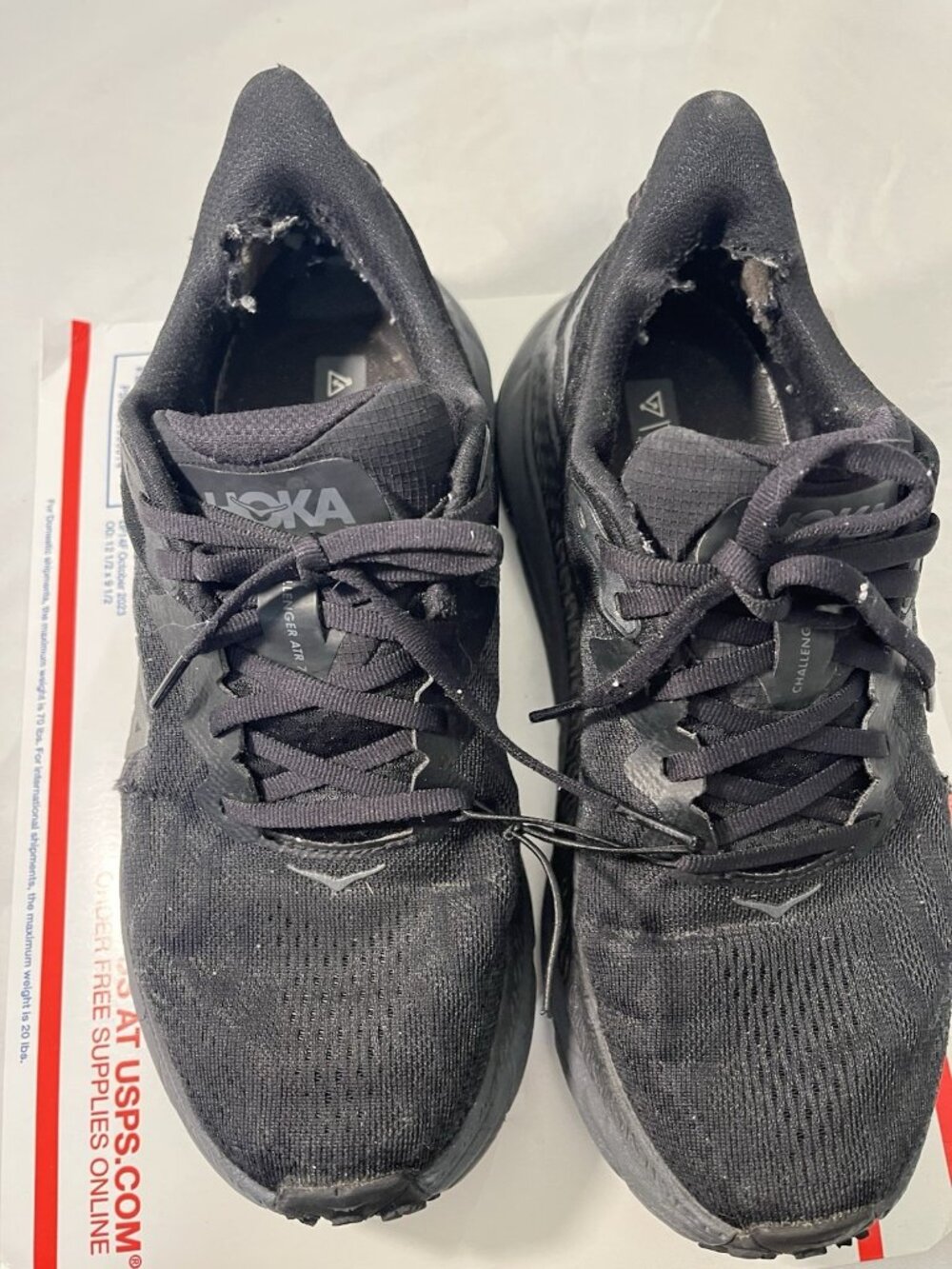 Hoka One One Challenger ATR 7 Trail Hiking Shoe BBLC Women 7.5 B Black *check - Picture 10 of 16